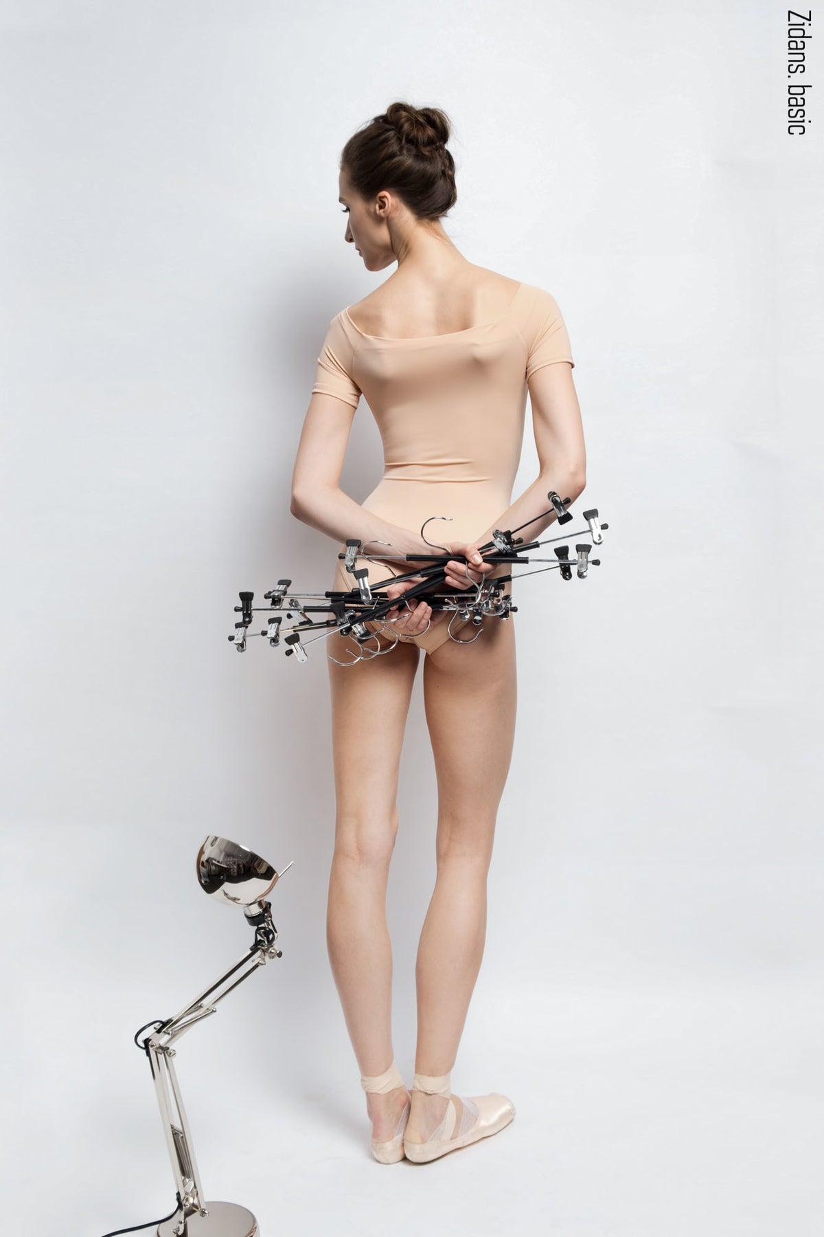 ジダンス T-レオタード ZIDANS T-Leotard Beige