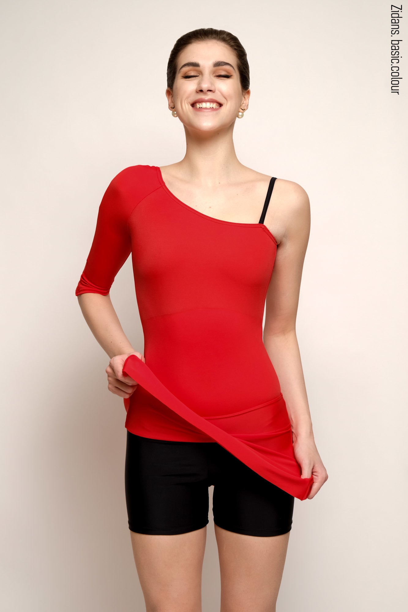 ジダンス スカート ZIDANS The Skirt + Shorts Stretch Scarlet