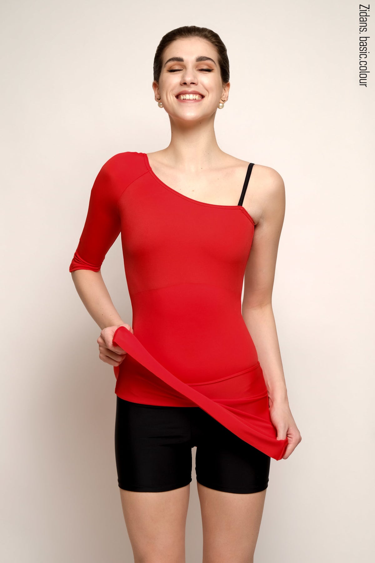 ジダンス スカート ZIDANS The Skirt + Shorts Stretch Scarlet