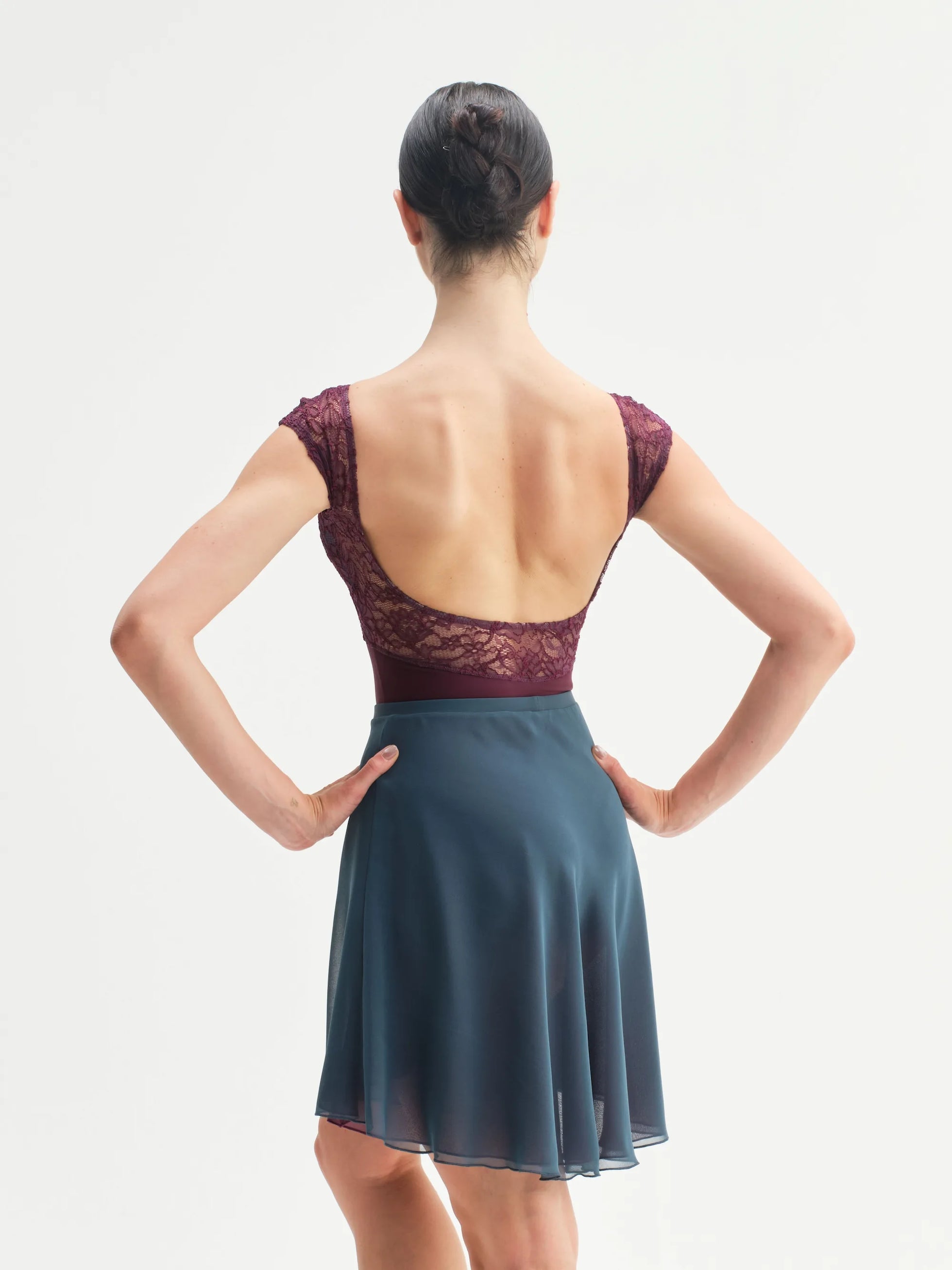 デラロミラノ ダブルソーニョ スカート DellaLo' Double Sogno Skirt • Ardesia/Vinaccia