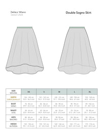 デラロミラノ ダブルソーニョ スカート DellaLo' Double Sogno Skirt • Prugna/Zenith