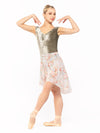 エレベ ダンスウェア ソフィア レオタード ダスティ オリーブ クラッシュ ベルベット Eleve Dancewear Sophia Leotard Dusty Olive Crushed Velvet RTW