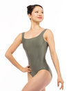 エレベ ダンスウェア ダイアナ レオタード ダスティ オリーブ Eleve Dancewear Diana Leotard Dusty Olive RTW