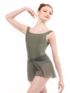 エレベ ダンスウェア アモラ スカート ダスティオリーブ メッシュ Eleve Dancewear Amora Skirt Dusty Olive Mesh RTW