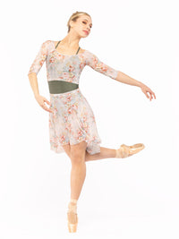 エレベ ダンスウェア ナオミ・レオタード ダスティ・オリーブ Eleve Dancewear Naomi Leotard Dusty Olive RTW