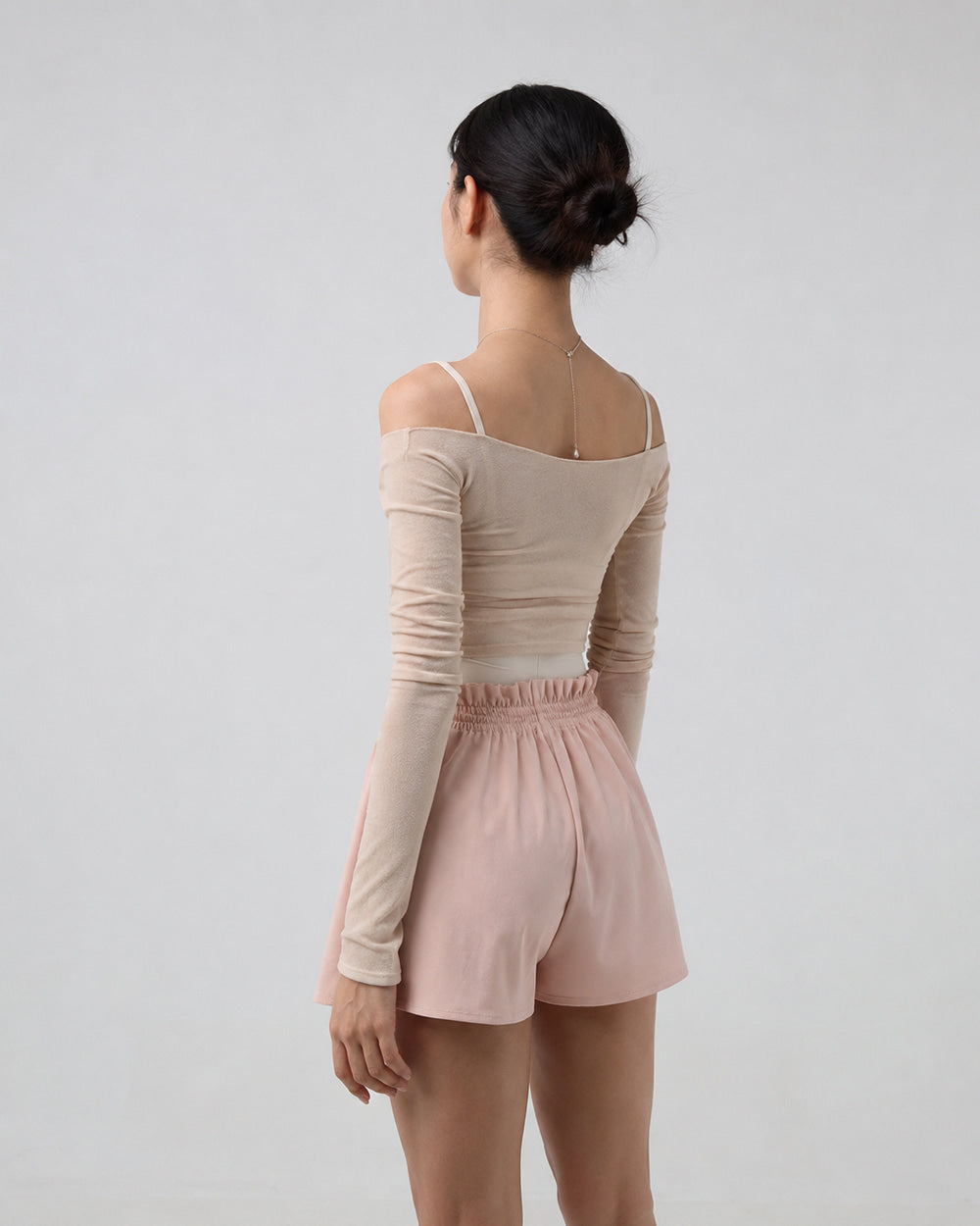 レヴダンス ショーツ LEVDANCE laura flared shorts MISTY PINK – 輸入