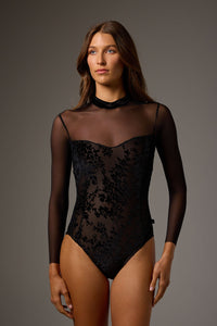 ボディール エステラ レオタード ブラックダリア BODILE ESTELLA LEOTARD | BLACK DAHLIA