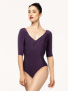 *エレベ ダンスウェア ステラ レオタード Eleve Dancewear Stella Leotard Eggplant RTW