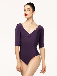 *エレベ ダンスウェア ステラ レオタード Eleve Dancewear Stella Leotard Eggplant RTW