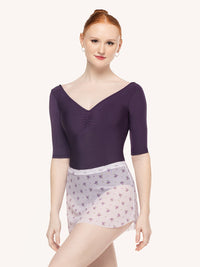 *エレベ ダンスウェア ステラ レオタード Eleve Dancewear Stella Leotard Eggplant RTW