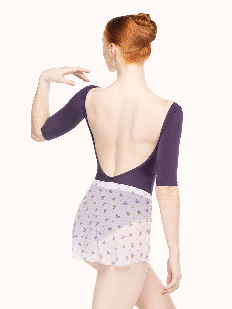 *エレベ ダンスウェア ステラ レオタード Eleve Dancewear Stella Leotard Eggplant RTW