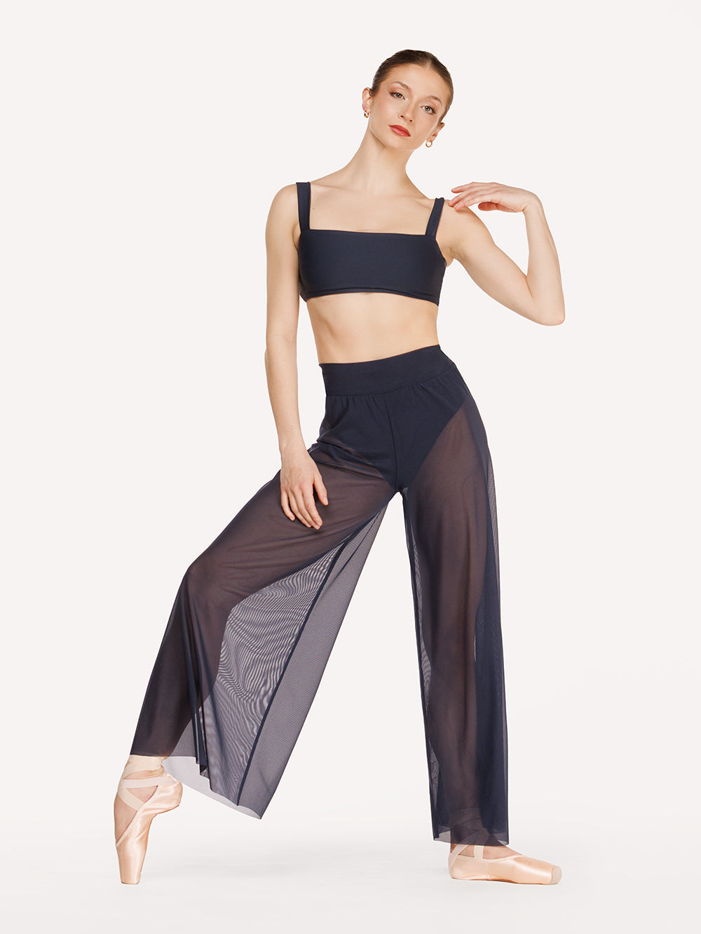 エレベダンスウェア Aラインパンツ エクリプスメッシュ Eleve Dancewear A-Line Pants Eclipse Mesh RTW