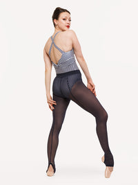 エレベ ダンスウェア テレサレオタード エクリプスストライプ Eleve Dancewear Theresa Leotard Eclipse Stripes RTW