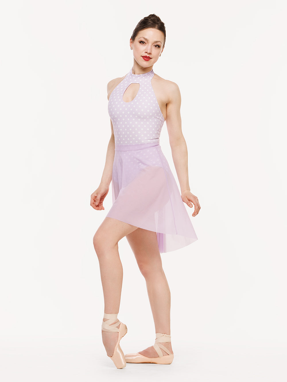 エレベ ダンスウェア バックタックスカート ウィスパー Eleve Dancewear Back Tuck Skirt Whisper Mesh RTW