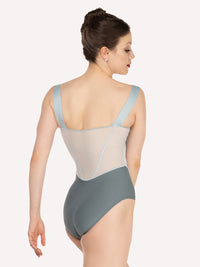 エレベ ダンスウェア レイチェル レオタード ムーンリット・ガーデン・ベイビーブルー Eleve Dancewear Mila Leotard Moonlit Garden Baby Blue RTW