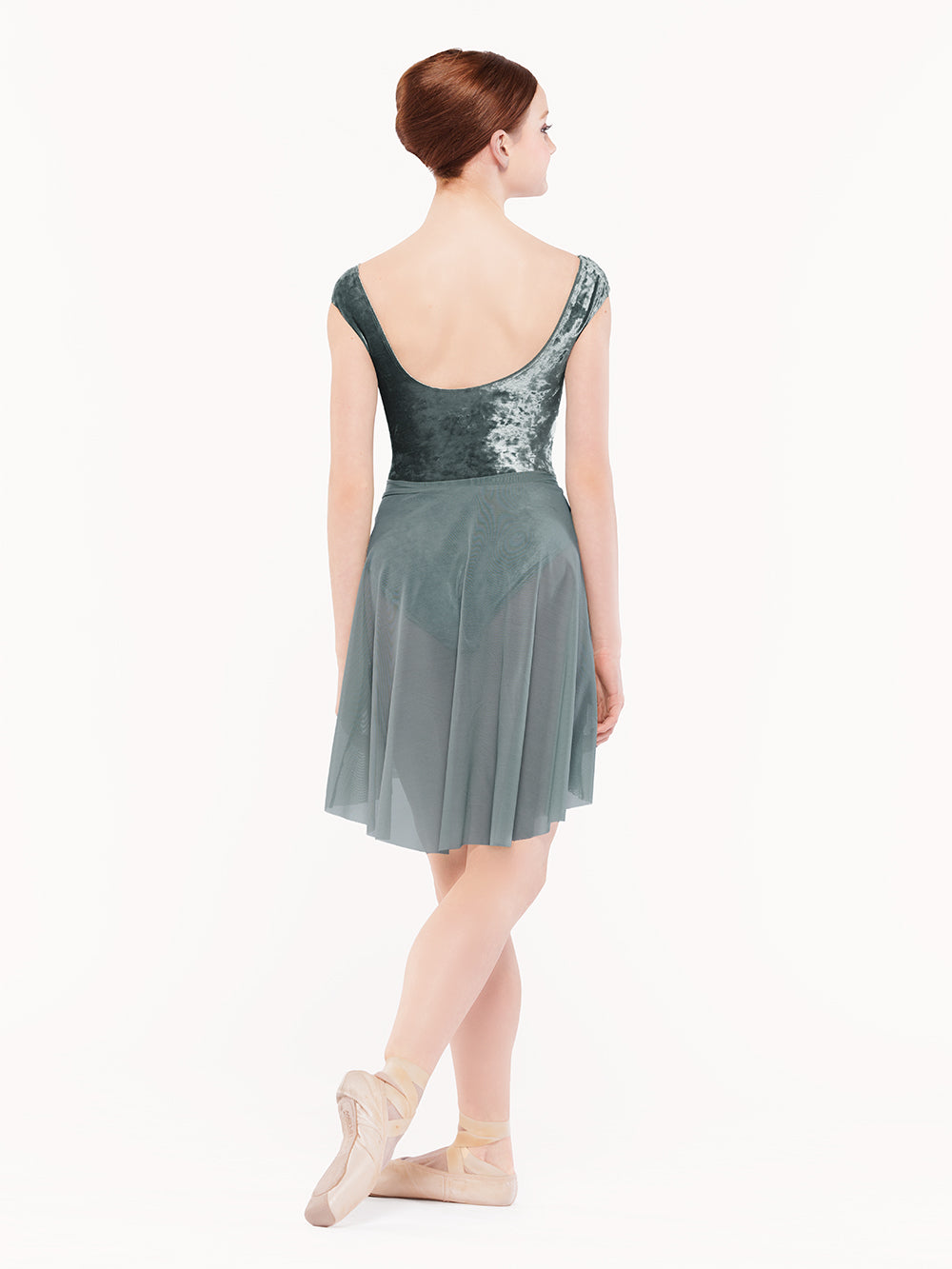 エレベ ダンスウェア ソフィア・レオタード Eleve Dancewear Sophia Leotard Frozen Lagoon Crushed Velvet RTW