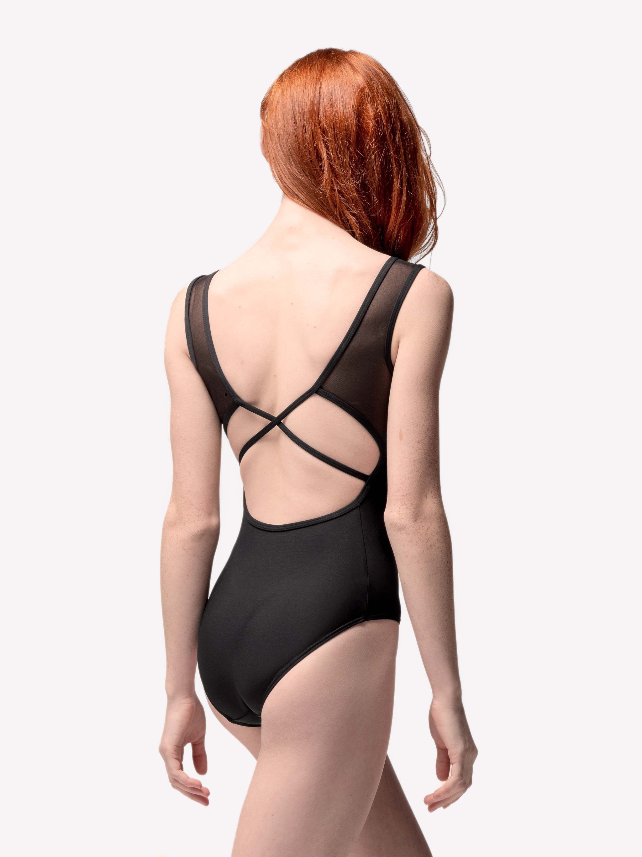 【カスタム】エレベ ダンスウェア タンクレオタード Eleve Dancewear Custom Fabiola Open Back Leotard