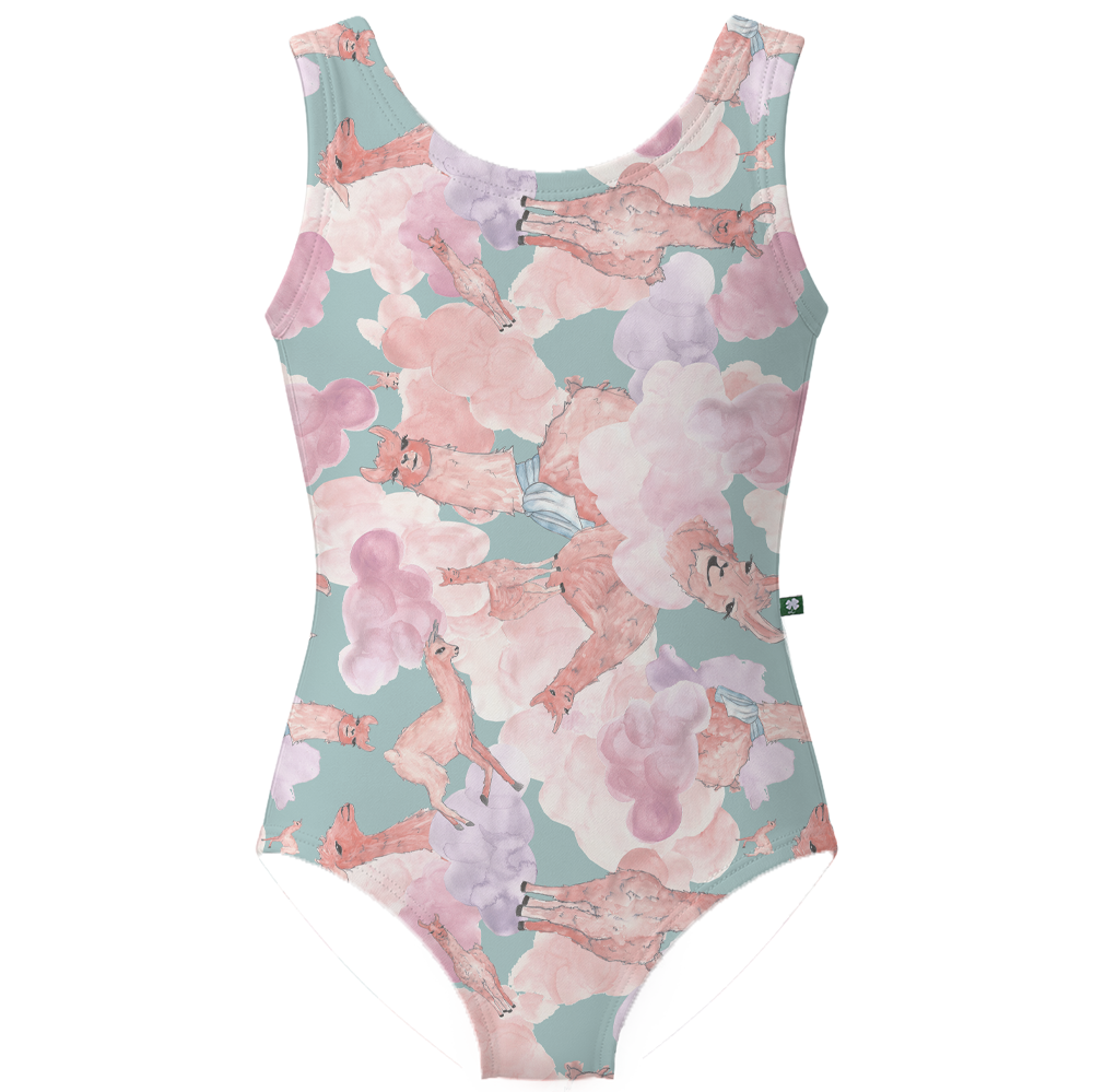 ラッキーレオ Luckyleo Fifi the Llama Kids Crescent Leotard