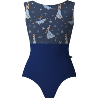 ラッキーレオ タンクレオタード Luckyleo NAVY SNOW SCENE & NAVY FLIGHT
