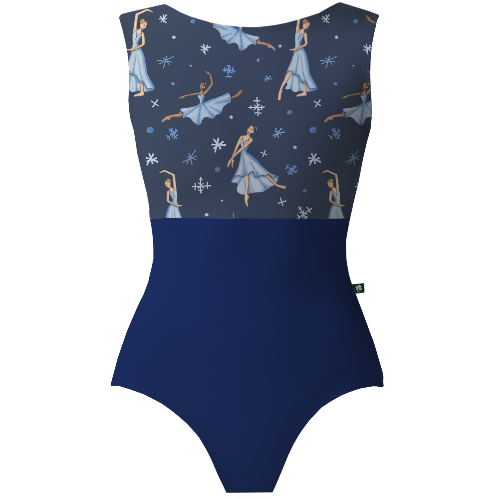 ラッキーレオ タンクレオタード Luckyleo NAVY SNOW SCENE & NAVY FLIGHT