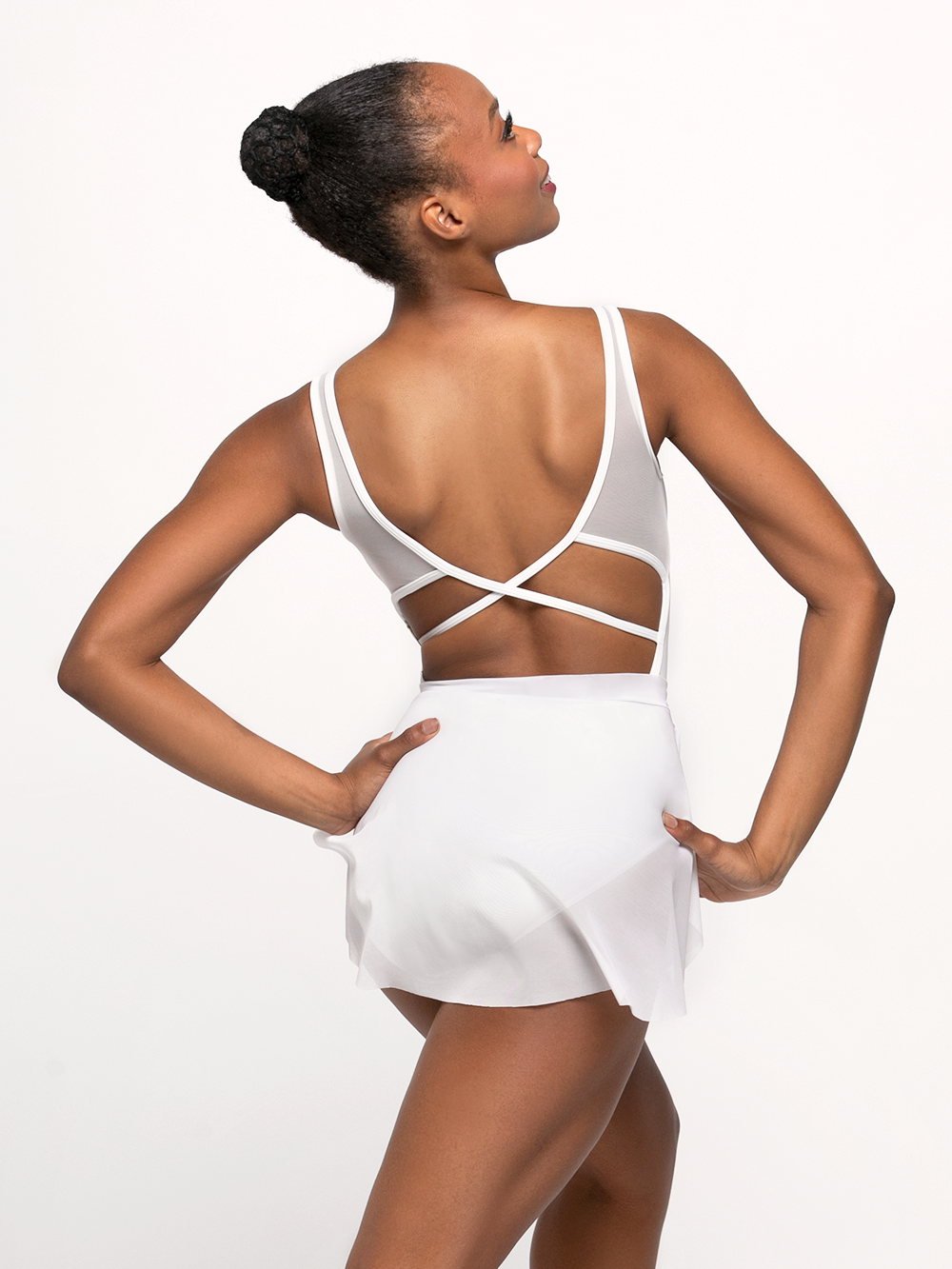 エレベ ダンスウェア ファビオラ・レオタード Eleve Dancewear Fabiola Leotard Stage White RTW