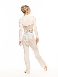 エレベ ダンスウェア シュラグ Eleve Dancewear Shrug Knit Cream RTW