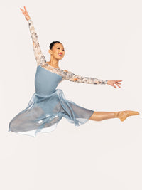 *エレベ ダンスウェア シフォン・リハーサル・スカート Eleve Dancewear Chiffon Rehearsal Skirt Light Jean RTW