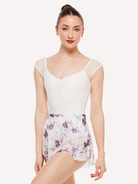 エレベ ダンスウェア フレアースカート Eleve Dancewear Flare Skirt Moonlit Garden White Mesh RTW