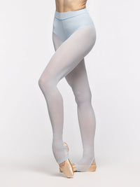 エレベ ダンスウェア スティラップバックシームタイツ フロストメッシュ Eleve Dancewear Stirrup Back Seam Tights Frost Mesh RTW