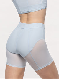 エレベ ダンスウェア Eleve Dancewear Back Seam Shorts Frost Mesh RTW
