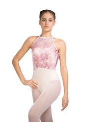 リュリ ハイネックホルター ヘイズチャームレオタード スカーレット【大人】LULLI High Neck Halter Haze Charm Leotard Scarlett