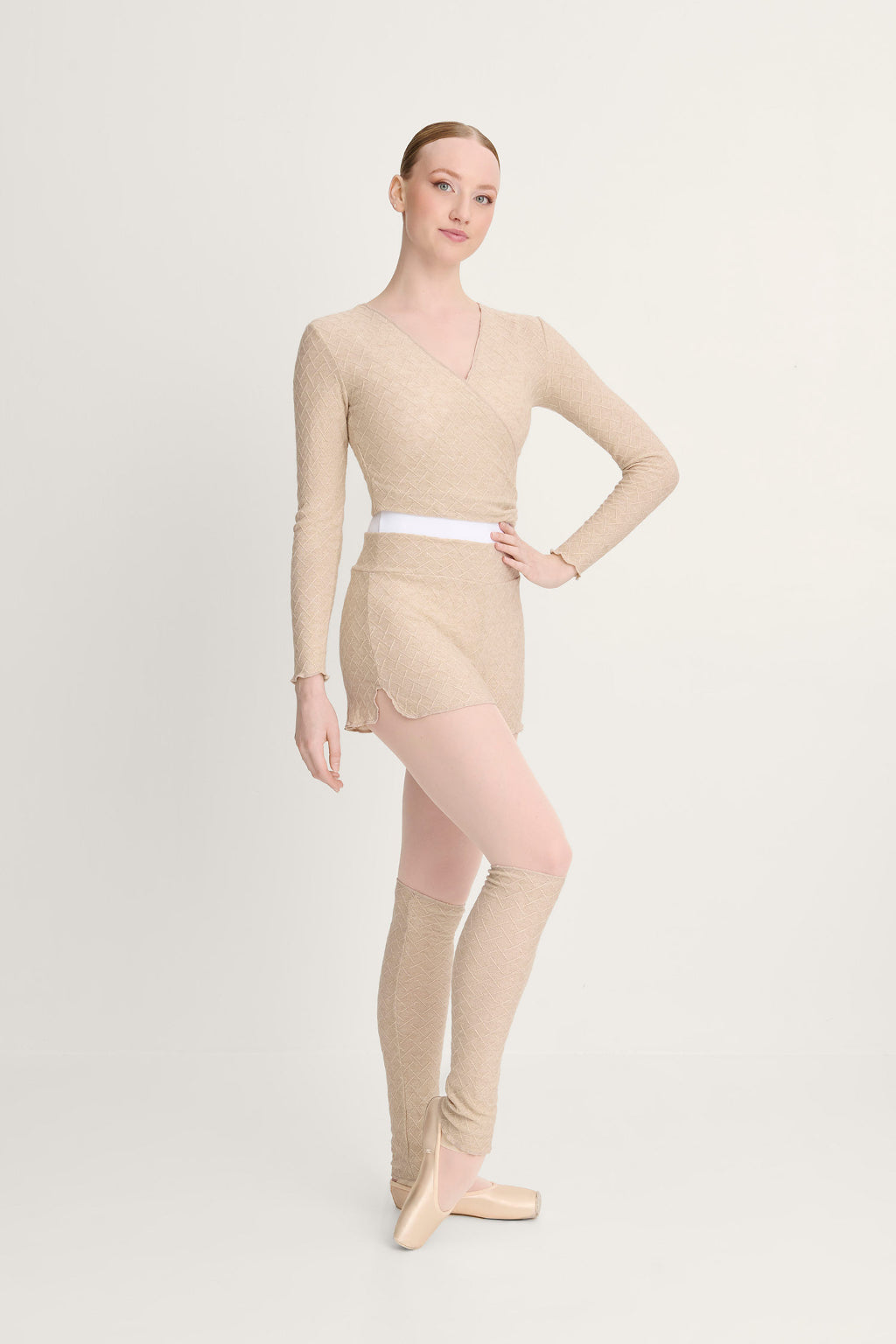 インターメッツォ バレエ レッグウォーマー （大人）Intermezzo Ballet  BAMBOO COLLECTION  HEATHER