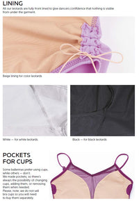 グリシコ レオタード【大人】Grishko VEDA, Camisole Leotard