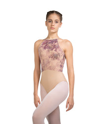リュリ ハイネックホルター ヘイズチャームレオタード スカーレット【大人】LULLI High Neck Halter Haze Charm Leotard Scarlett