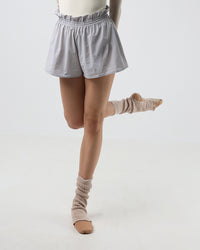 レヴダンス ショーツ LEVDANCE laura flared shorts LIGHT GREY