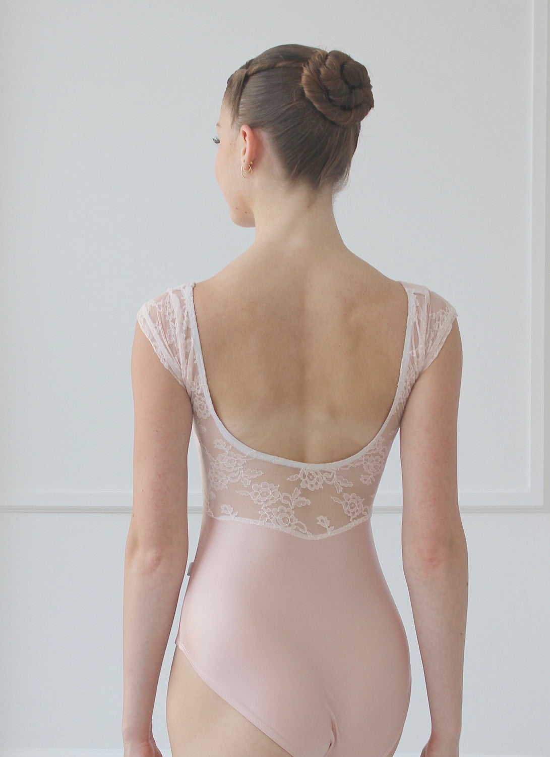 クラスイン キャップスリーブレオタード Class In PINK LACE