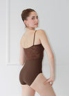 クラスイン キャミソールレオタード Class In BROWN LACE OVER CAMI