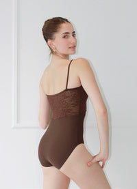 クラスイン キャミソールレオタード Class In BROWN LACE OVER CAMI