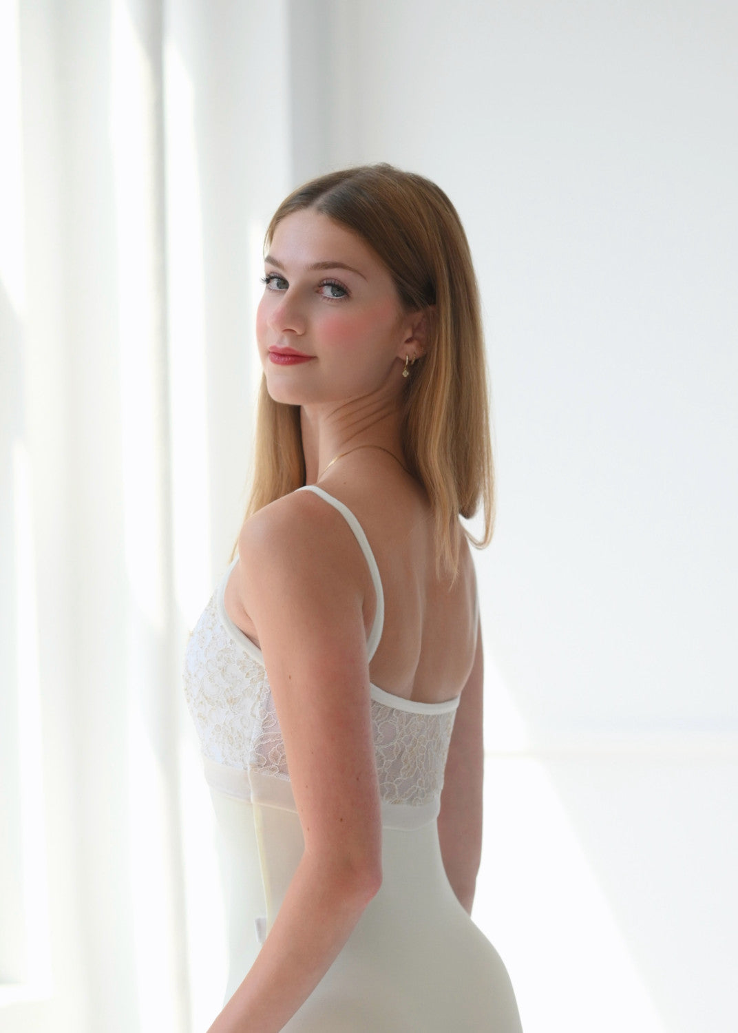 クラスイン キャミソールレオタード Class In CREAM LACE OVER CAMI