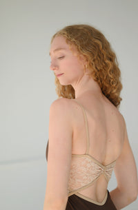 クラスイン キャミソールレオタード Class In NUDE LACE INSERT BACK CAMI
