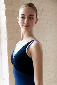 クラスイン タンクレオタード Class In  LIGHT PLUM TRIM TANK LEO