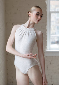 クラスイン モック タートルネック タンクレオタード Class In FLORAL PRINT MOCK TURTLENECK LEO