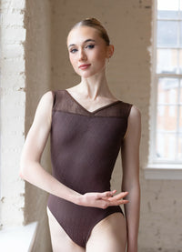 クラスイン タンクレオタード Class In BROWN KNITTED TANK LEO