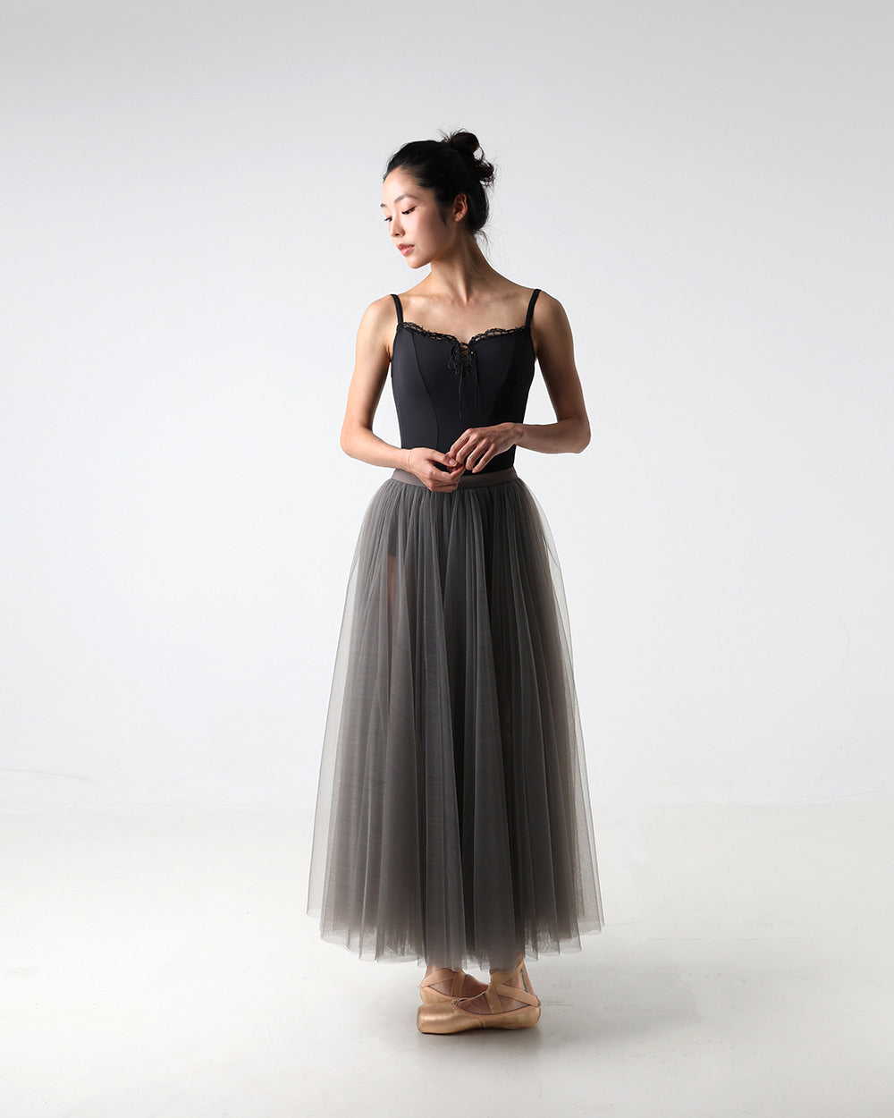 レヴダンス エレイン Aライン チュチュ チャコール LEVDANCE elain A line tutu CHARCOAL