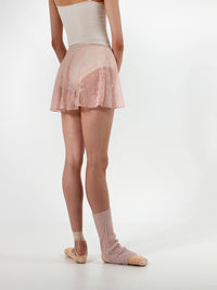 レヴダンス グレイス アンティークレーススカート ローズピンク LEVDANCE grace antique lace skirt ROSE PINK