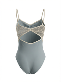クラスイン キャミソールレオタード Class In GREY LACE INSERTS BACK CAMI