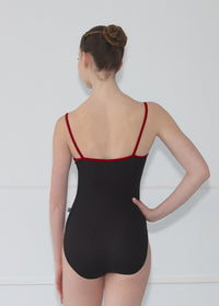 クラスイン キャミソールレオタード Class In BLACK/RED TINY POLKA DOTS CAMI