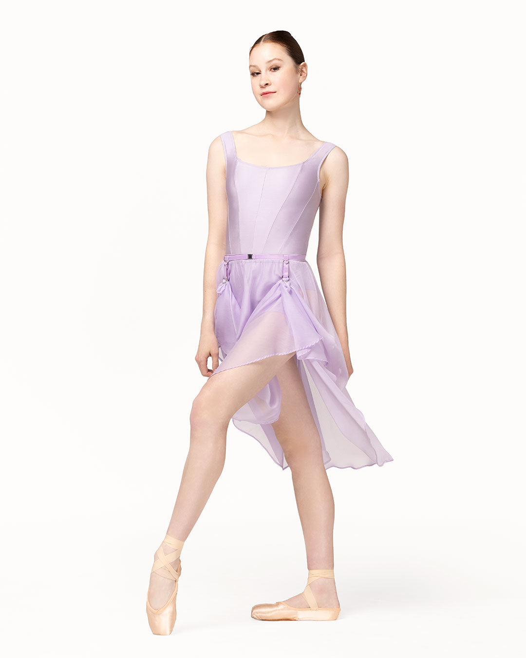 *エレベ ダンスウェア ダイアナ レオタード Eleve Dancewear Diana Leotard Iced Lilac RTW
