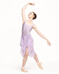 *エレベ ダンスウェア シフォン・リハーサル・スカート Eleve Dancewear Chiffon Rehearsal Skirt Iced Lilac RTW