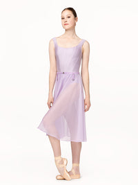 *エレベ ダンスウェア シフォン・リハーサル・スカート Eleve Dancewear Chiffon Rehearsal Skirt Iced Lilac RTW